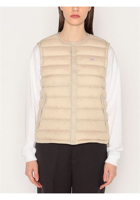 gilet inner down crewneck donna bianco oyster DANTON | DT-A0002OYSTER WHITE